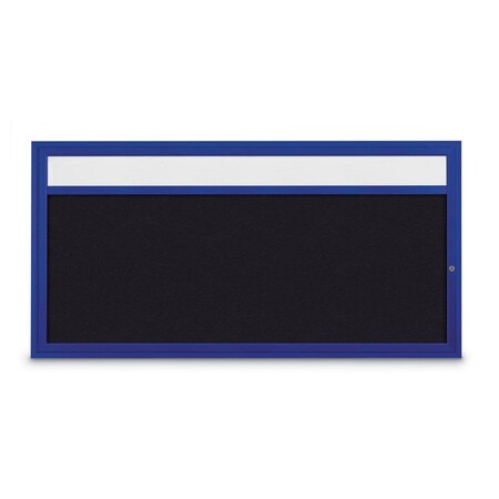United Visual Products Slim Enclosed Corkboard, 36"x36", Gold Alum Frame/Pumice UVEB3636-GOLD-PUMICE
